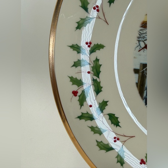 Lenox HOLIDAY ANNUAL CHRISTMAS PLATE Collector Plate 2019 29th Anniversary - Picture 7 of 11